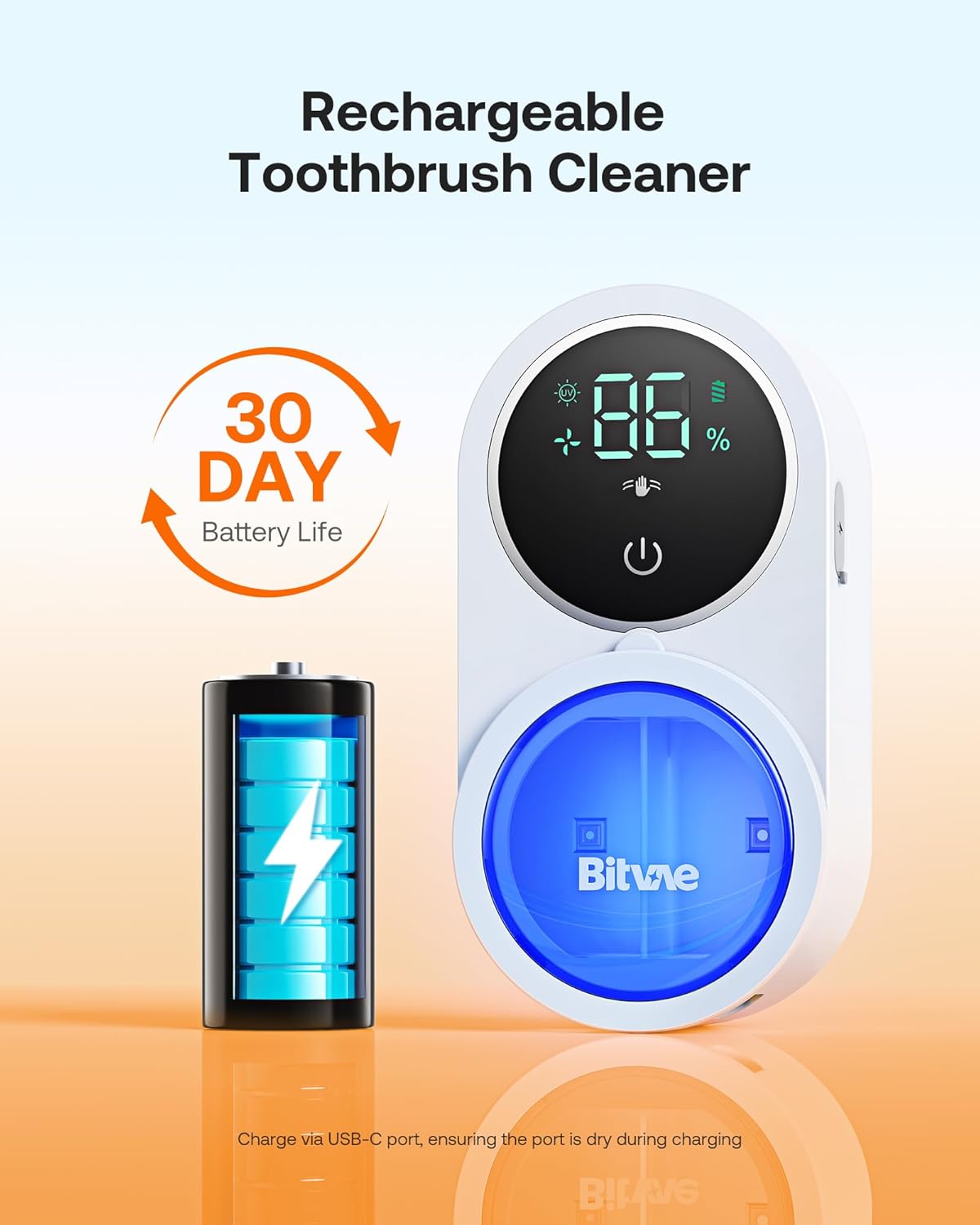 Toothbrush Sterilizer Induction Switch with Charge Display