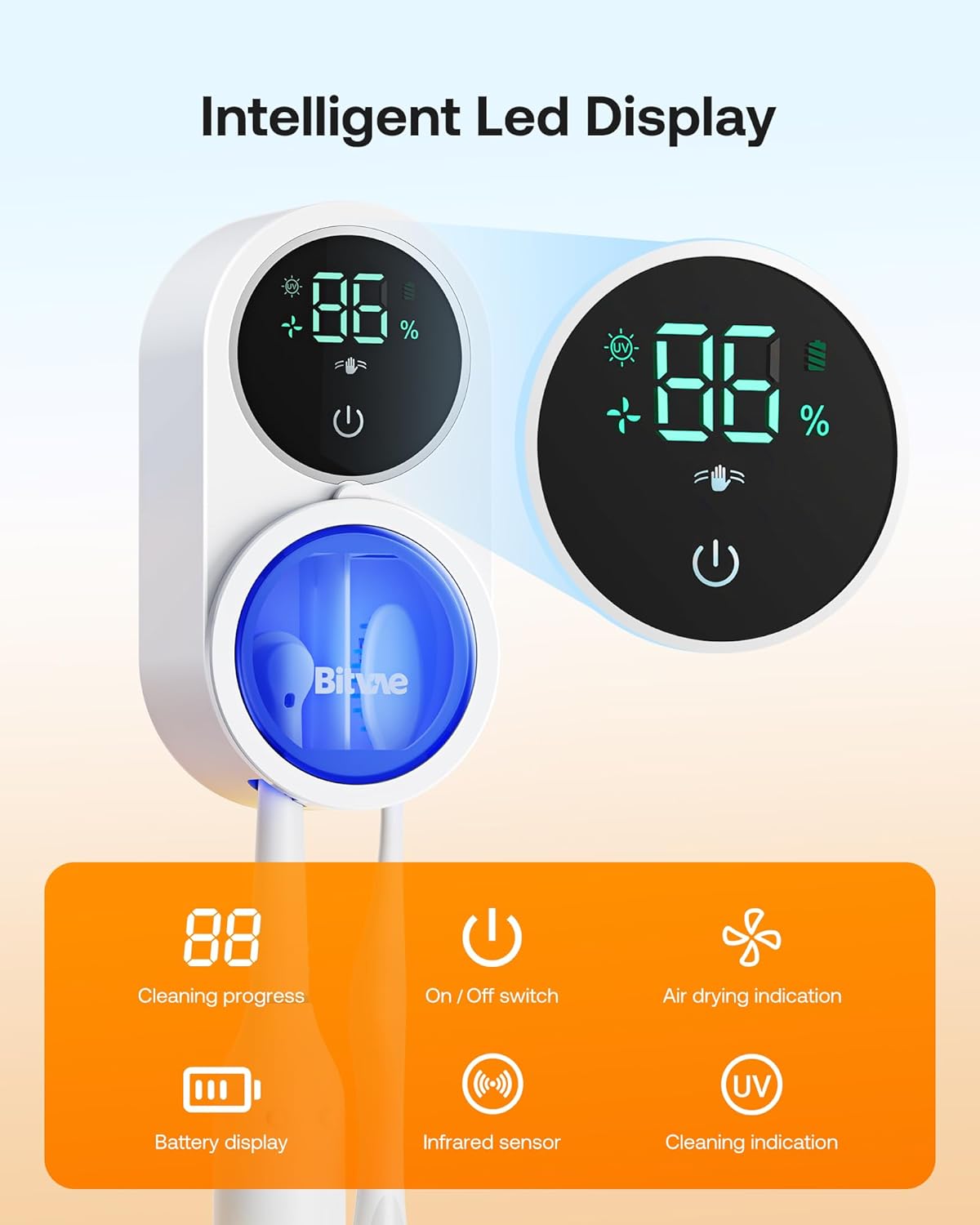 Toothbrush Sterilizer Induction Switch with Charge Display