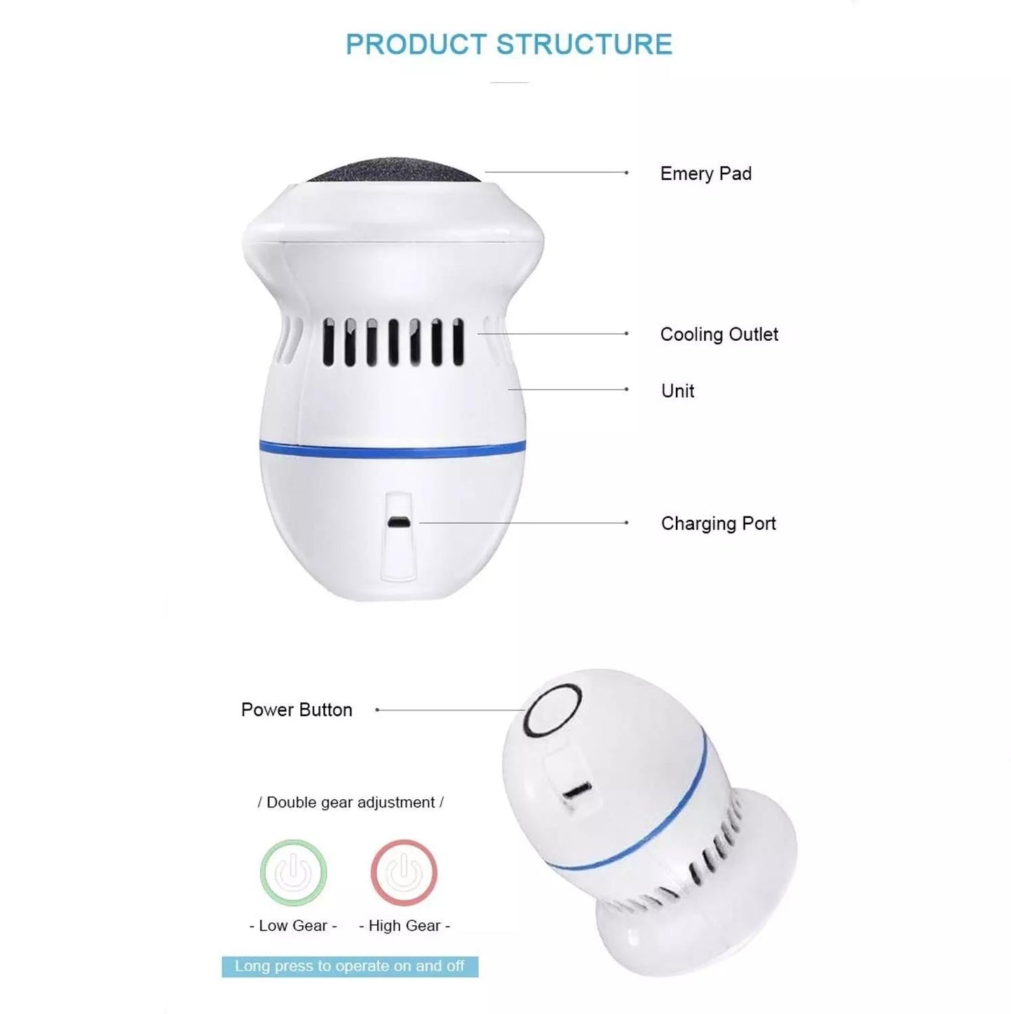 Powerful Electric Callus Remover