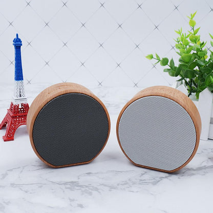 Portable Mini Wooden Wireless Speaker