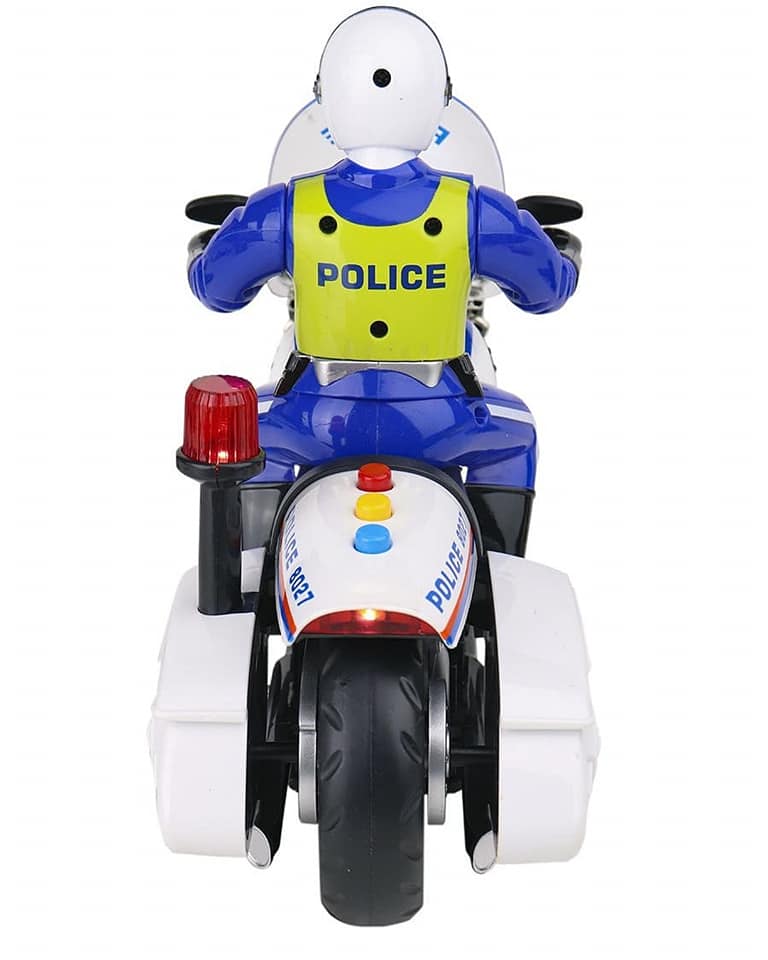 Realistic Police Bike Toy For Kids